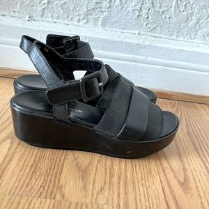 ROBERT CLERGERIE PLATFORM SANDALS